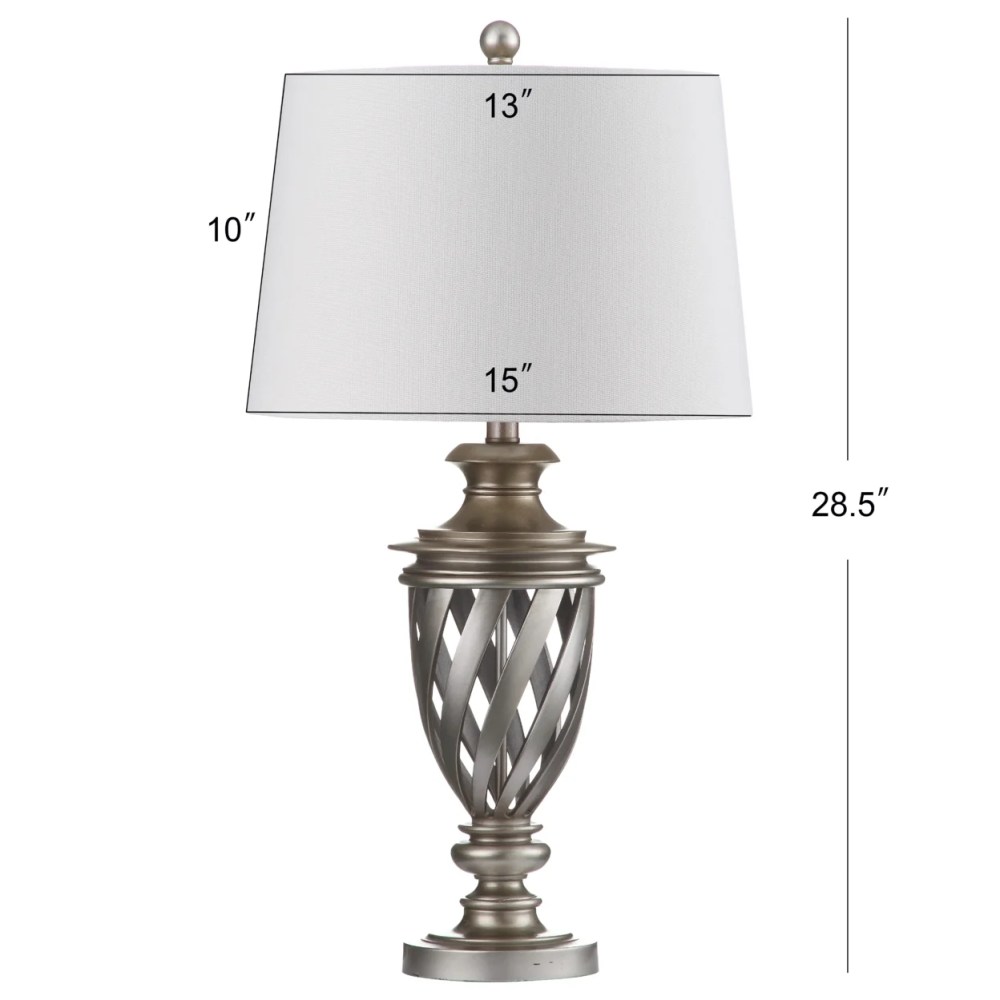 Safavieh Byron 28.5 in. H Antique Urn Table Lamp, Set of 2 - Image 3