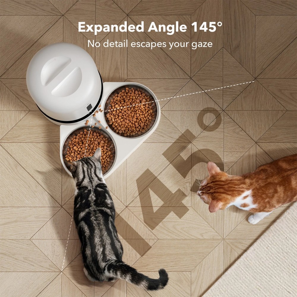 Petlibro Automatic Cat Feeder with Camera for2 Cats, 5G WiFi Pet Food Dispenser with APP Control, 2-Way Audio for Cat & Dog, Low Food & Motion & Sound Alertsm, 1080P HD Video with Night Vision - Image 6