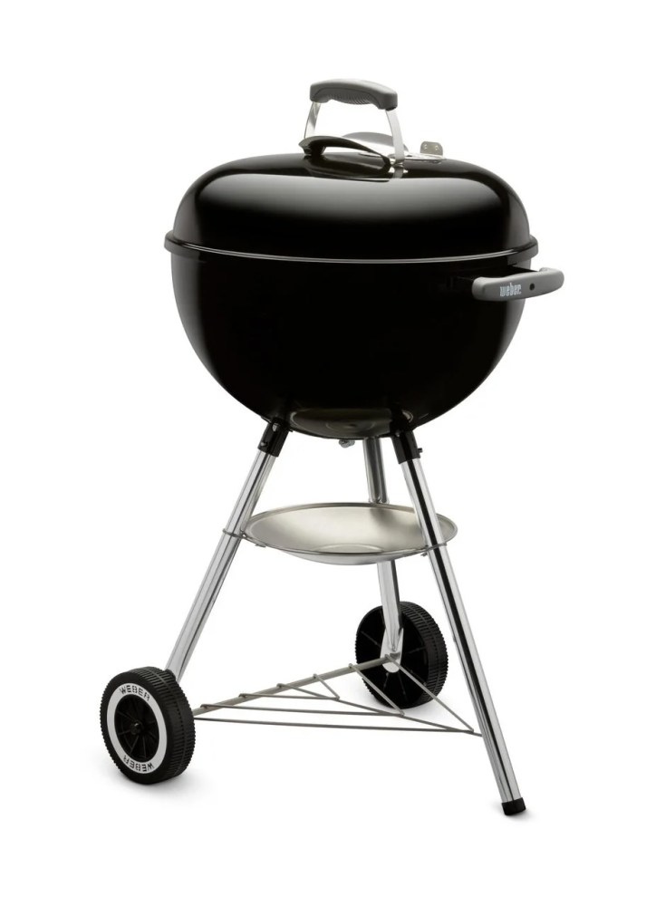 Weber Original Charcoal Grill, 18" Kettle Grill with Lid and Wheels, Black - Image 10