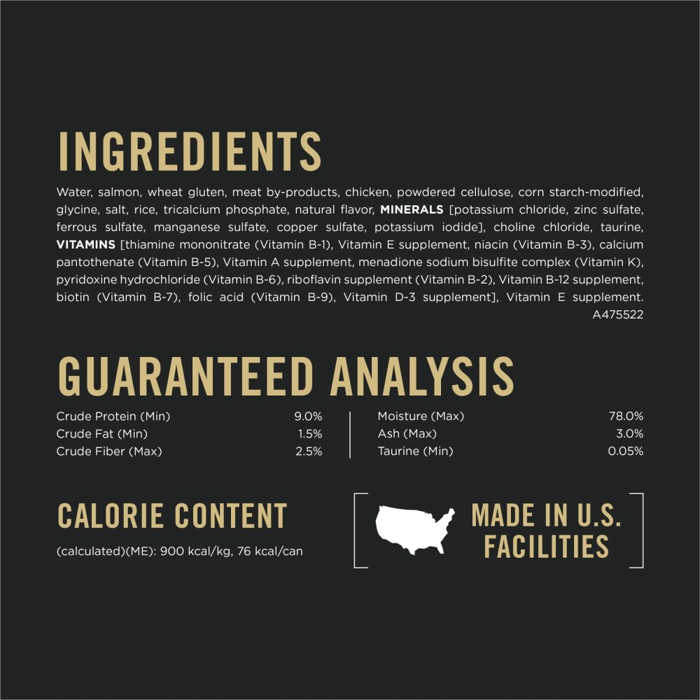 Purina Pro Plan Indoor Balance, Grilled Salmon Entree in Sauce, Wet Cat Food, 3 oz Cans, 12 Pack - Image 3