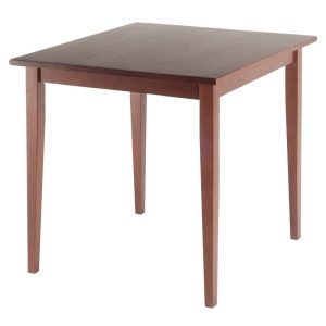 Winsome Wood Groveland Square Dining Table,Walnut Finish