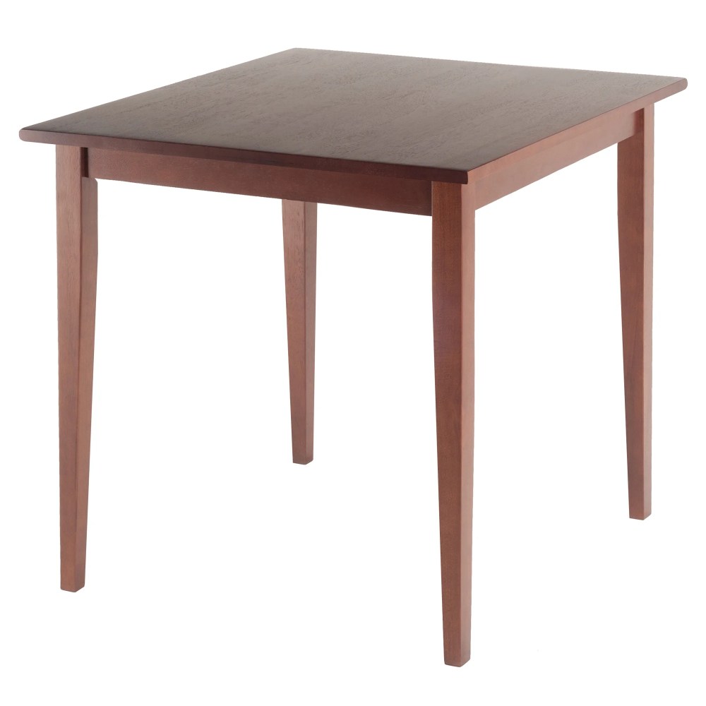 Winsome Wood Groveland Square Dining Table,Walnut Finish