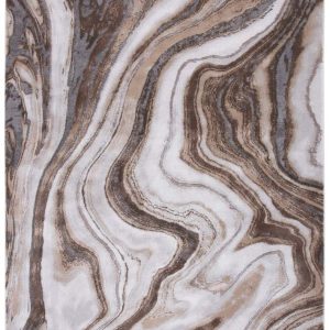 SAFAVIEH Craft Angjelko Abstract Area Rug, Gold/Grey, 5'3" x 7'6"