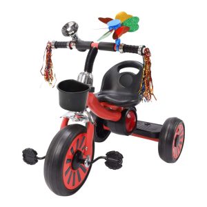 3 Wheels Toddler Bike,  Tricycle for Toddlers 1-5 Year with Adjustable Seat,  Storage Basket,  Ideal Balance Bike Birthday Gifts and Toys for Boys and Girls