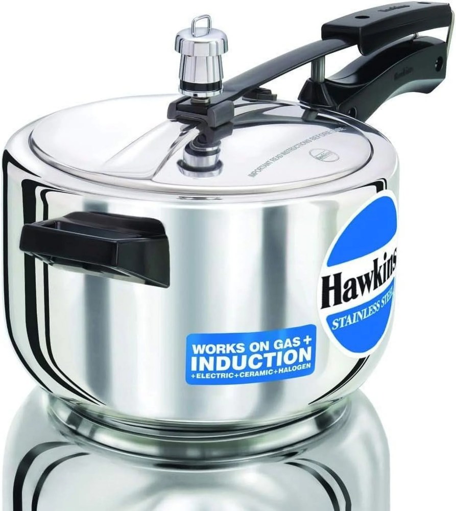 Hawkins Stainless Steel Induction Compatible Inner Lid Pressure Cooker,4 Liter
