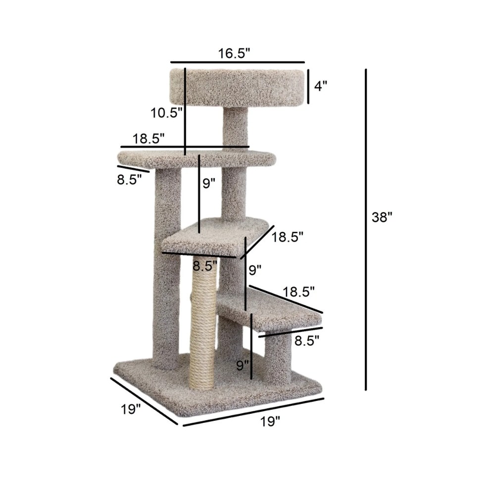 New Cat Condos Spiral Stairwell with Perch - Image 4