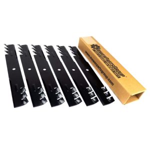 (6) Mulching Blades for Hustler Z Series,XR7 & Raptors 601124,797696,797704