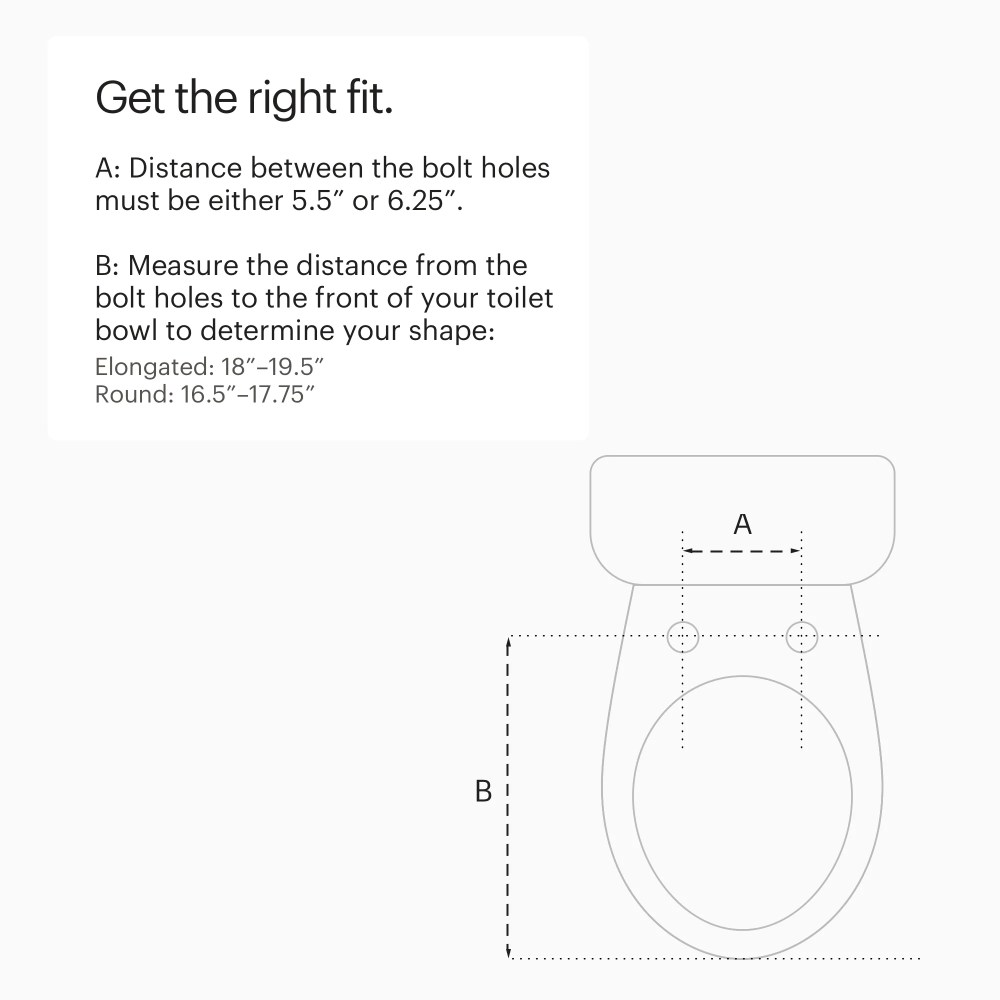 Brondell LumaWarm Heated Nightlight Toilet Seat - Elongated, White - Image 4