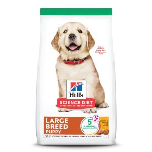 Hill's Science Diet Large Breed Chicken & Brown Rice Dry Dog Food for Puppies,  27.5lb Bag