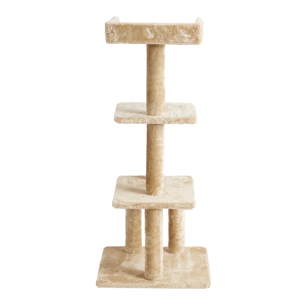 Two by Two Sycamore 44.1-inch Cat Tree, Cat Tower, Scratch Pad & Playground - Image 5