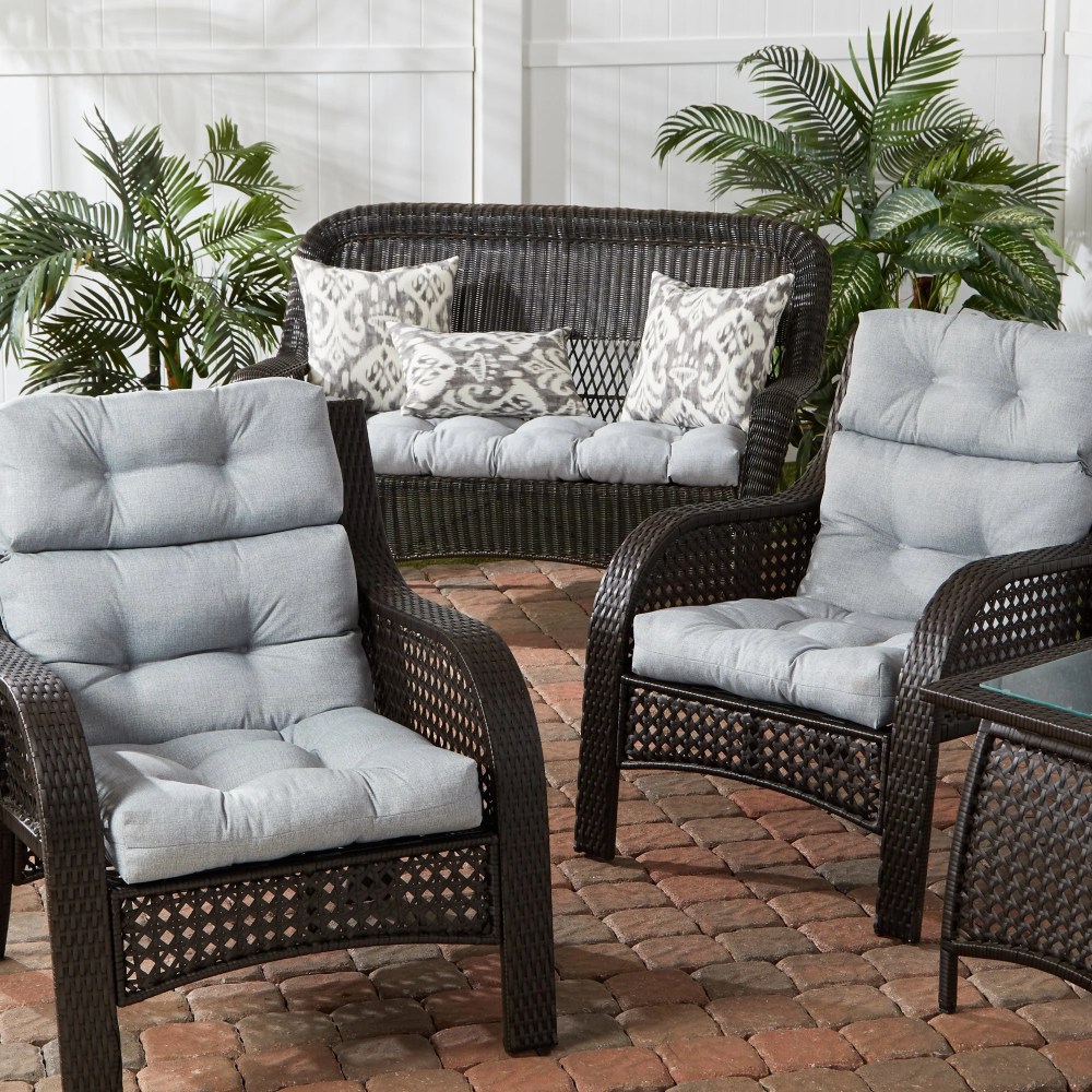 Sunbeam 44 x 22 in. Outdoor High Back Chair Cushion (2-Pack) by Greendale Home Fashions - Image 59