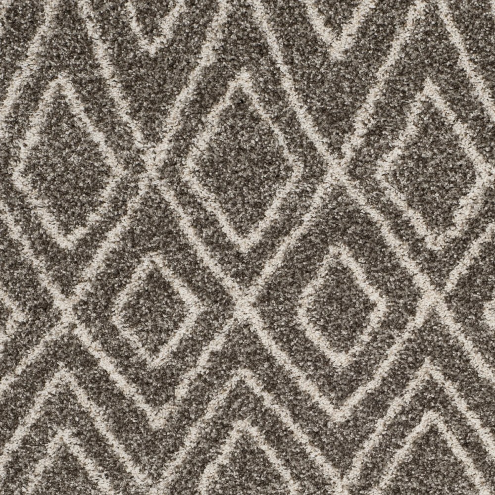 SAFAVIEH Hudson Augustine Geometric Shag Area Rug, Grey/Ivory, 5'1" x 7'6" - Image 3