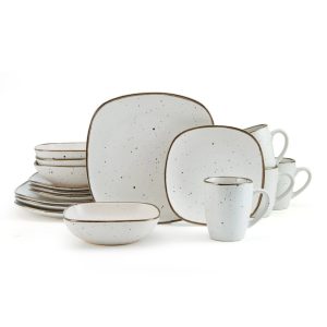 Pfaltzgraff Decker White 16-Piece Dinnerware Set