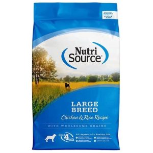 NutriSource Dry Dog Food,  Chicken & Rice,  Large Breed,  26 Lbs.