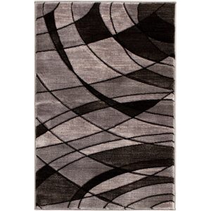 Better Homes & Gardens Abstract Indoor Area Rug, Gray, 5'x7"
