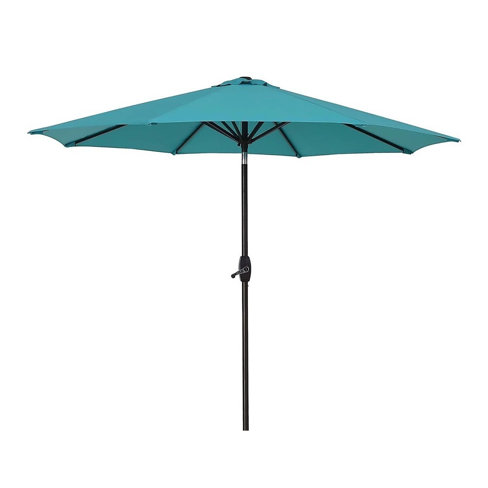 9" 1- Piece Patio Umbrellas, Turquoise - Image 5