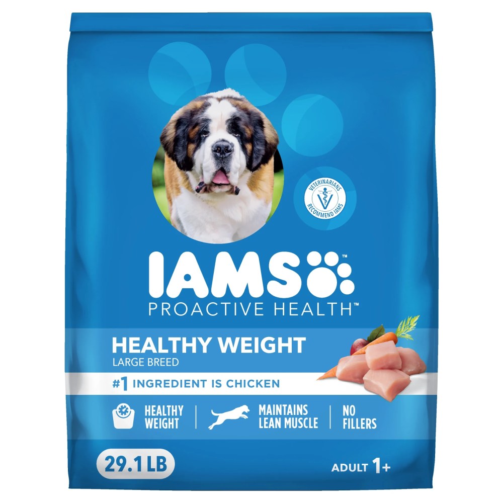 IAMS Proactive Health Dry Dog Food for Large Dogs Healthy Weight 29.1 lb Bag