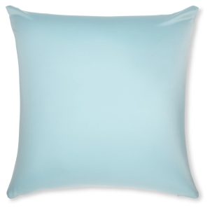 22" x 22" Throw Pillow-Sweat Baby Blue: 1 PCS Luxurious Premium Microbead Pillow With 85/15 Nylon/Spandex Fabric. Forever Fluffy, Outstanding Beauty & Support. Silky, Soft & Beyond Comfortable