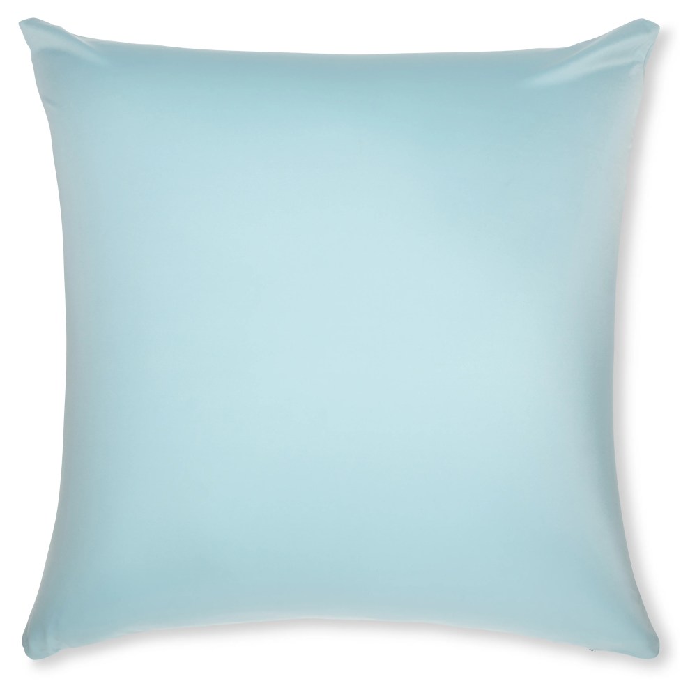 22" x 22" Throw Pillow-Sweat Baby Blue: 1 PCS Luxurious Premium Microbead Pillow With 85/15 Nylon/Spandex Fabric. Forever Fluffy, Outstanding Beauty & Support. Silky, Soft & Beyond Comfortable