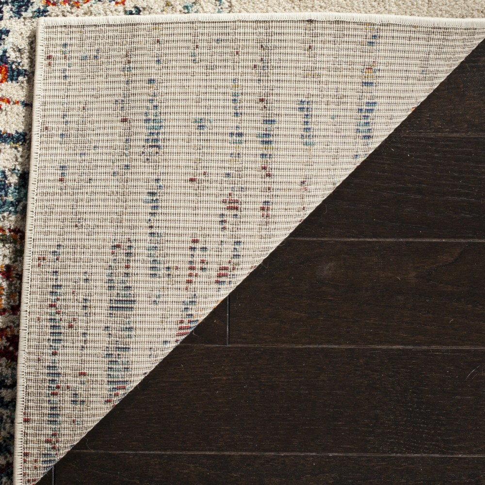 SAFAVIEH Monaco Annabelle Vintage Area Rug, Ivory/Blue, 5'1" x 7'7" - Image 5