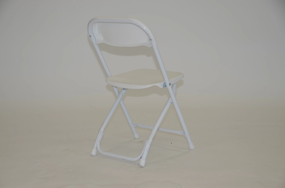 Rhino Children's Plastic Folding Chair - White - Image 3