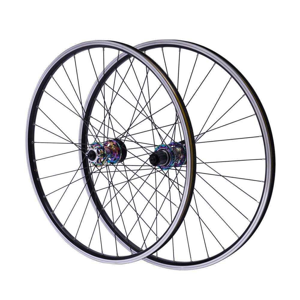 29" Wheelset Front Rear MTB Mountain Bike Wheel kit for 7/8/9/10/11/12S Cassette, Black-441lbs