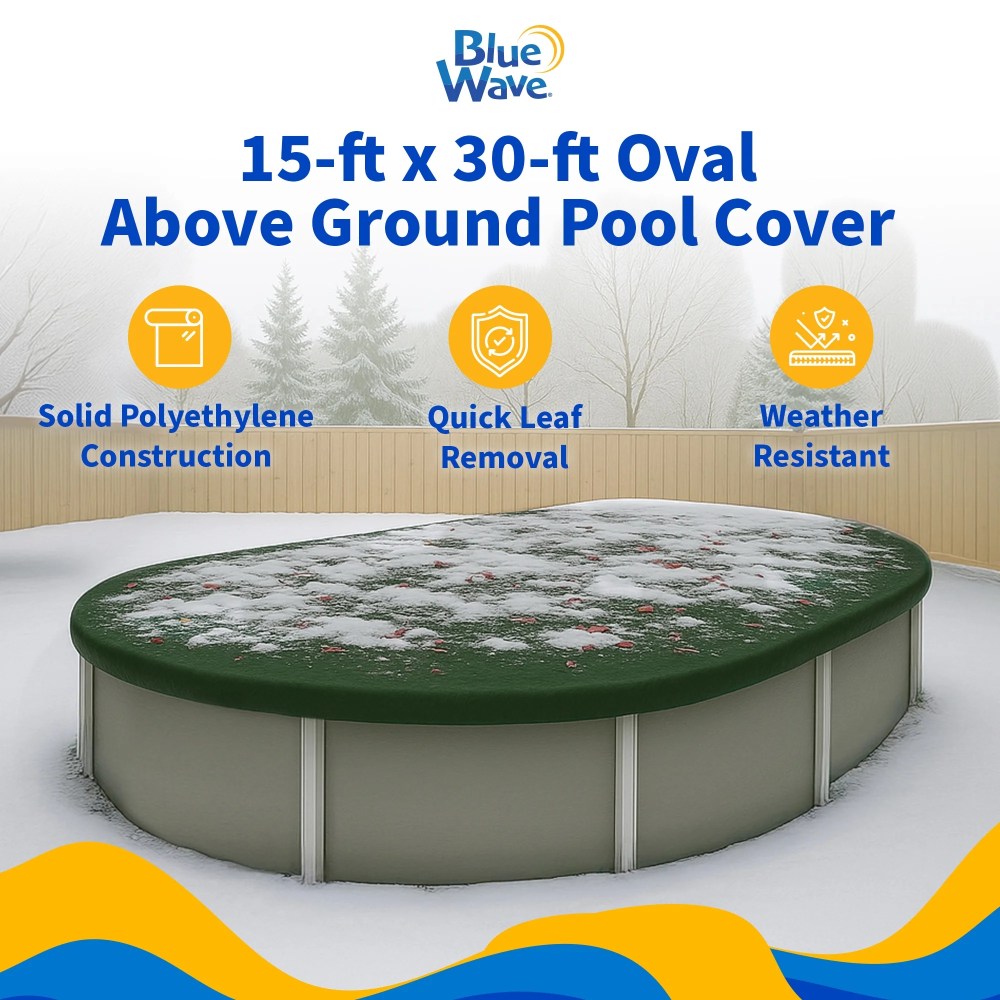 Blue Wave Products 15" x 30" Forest Green Winter Pool Covers for Above-Ground Pools - Image 6