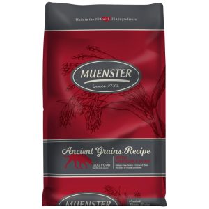 Muenster Ancient Grains with Chicken & Pork,  High Protein Dry Dog Food for All Life Stages,  22 lb. Bag