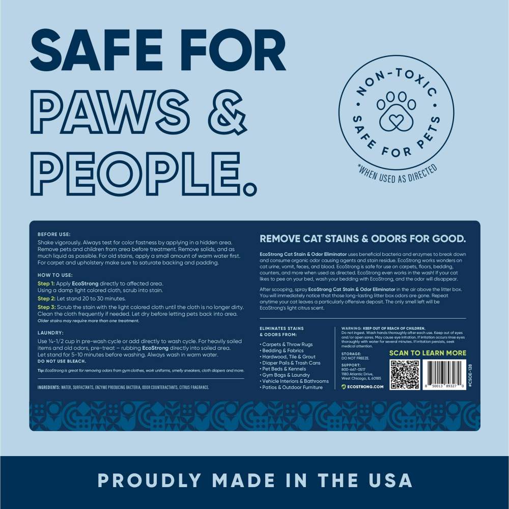 Cat Stain and Odor Remover: Enzyme Urine Odor Neutralizer - Stain Remover (32 oz and 1 Gallon) - Image 5