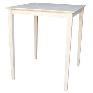 Solid Wood Top Table, Shaker Legs