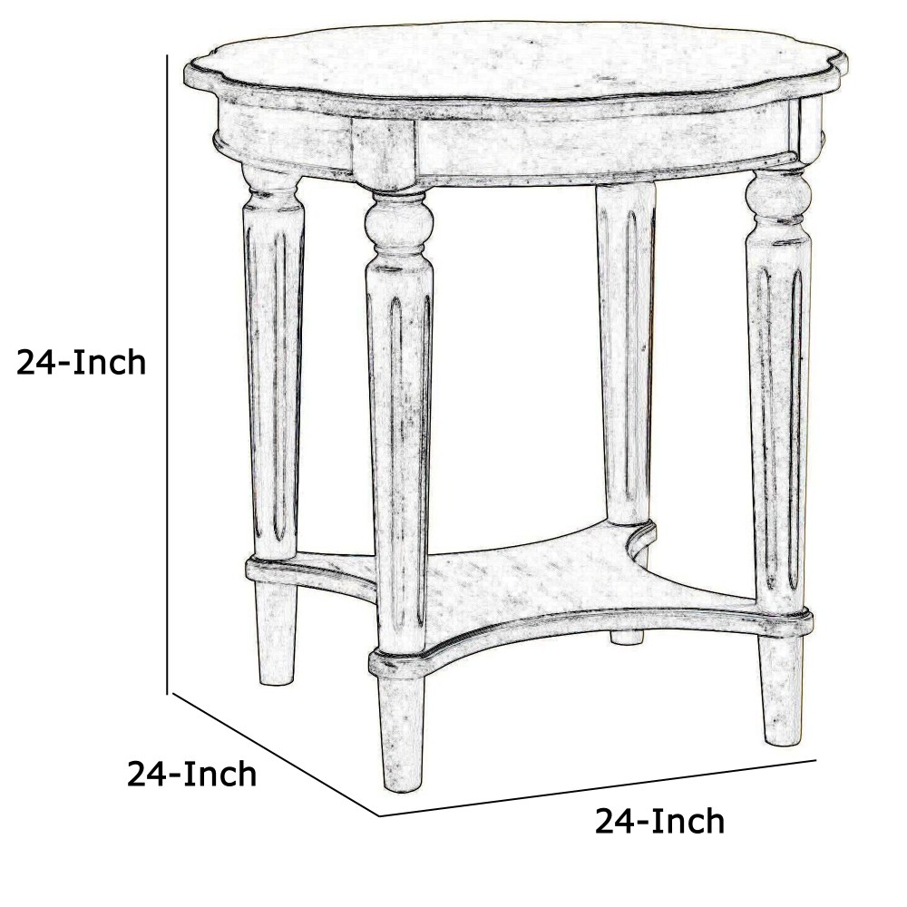 ACME Fordon End Table, Antique Slate - Image 3