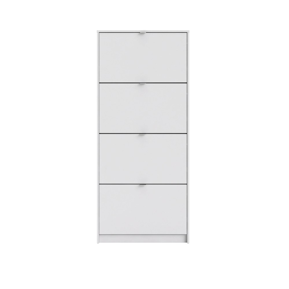 Tvilum Bright 4 Drawer Shoe Storage Cabinet, White - Image 8