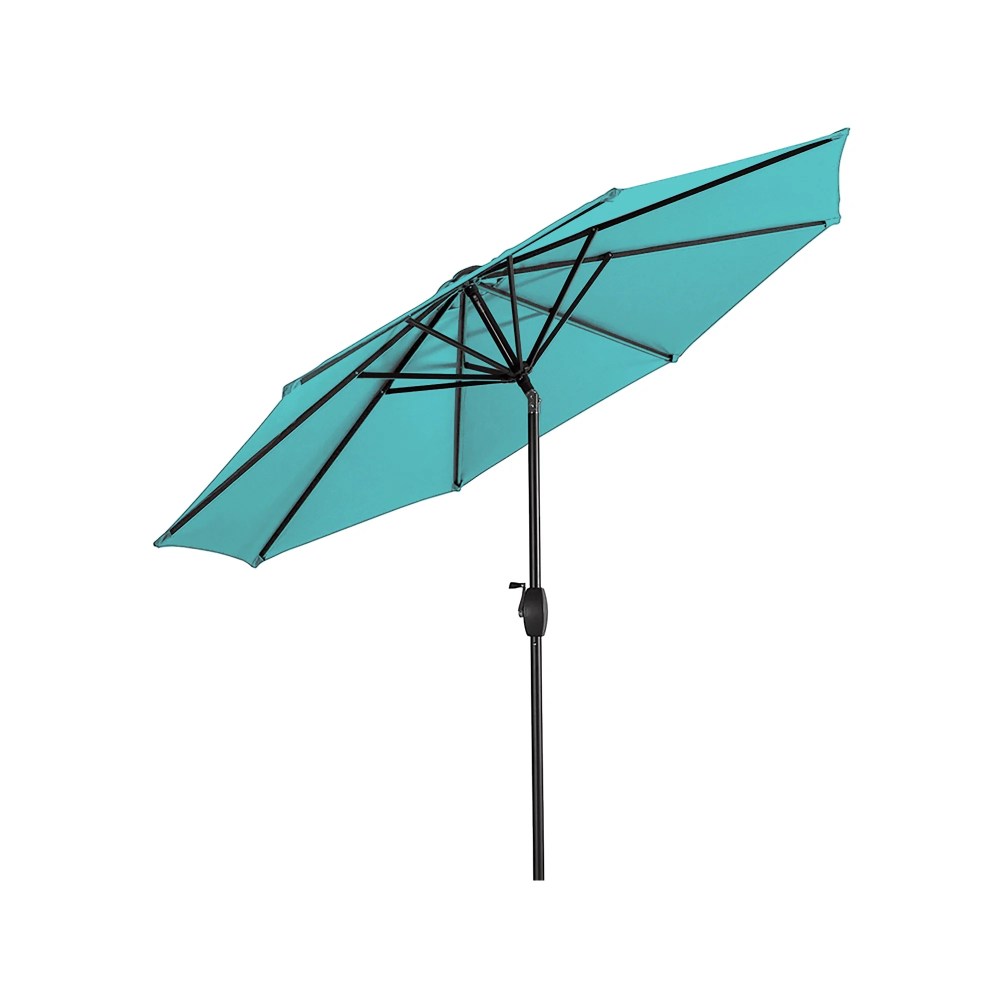 9" 1- Piece Patio Umbrellas, Turquoise - Image 3