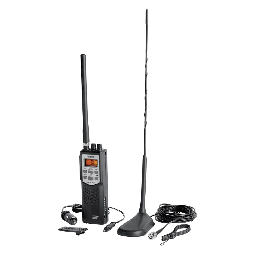 Uniden PRO501TK Handheld CB Radio w/High Gain Magnetic Mount Antenna PRO501TK