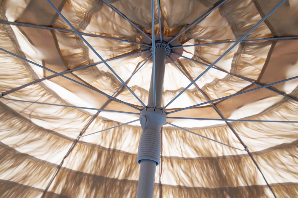 Heininger Holdings 1272 Palapa Tiki 7 ft. 6 in. Patio Umbrella Whiskey - Image 5