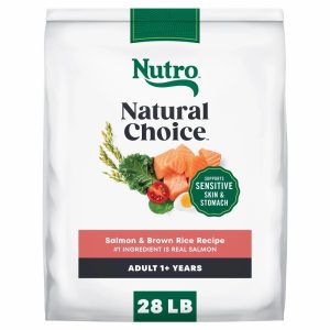 Nutro Natural Choice Adult Dry Dog Food Recipe Salmon & Brown Rice,  28 Lb Bag