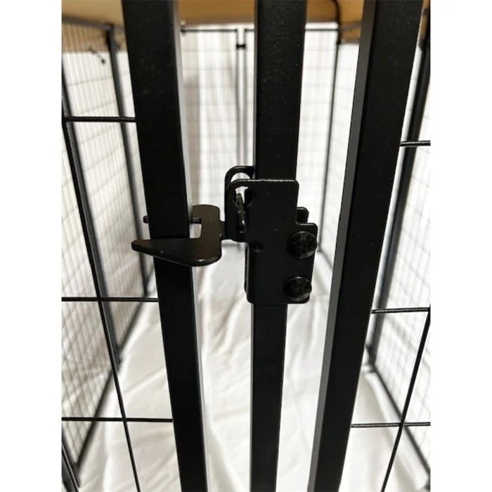 Garden Winds Custom Fit Replacement Canopy Top Cover Compatible with The PawHut USD02-0120131 8' x 4' x 6' Pet Dog Kennel Playpen - Upgraded Performance RipLock 350 Fabric - Slate Gray - Image 11