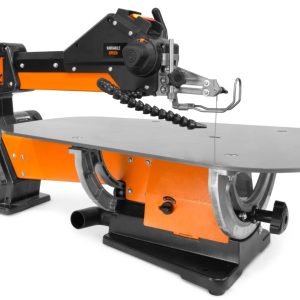 WEN 21-Inch 1.6-Amp Variable Speed Parallel Arm Scroll Saw with Extra-Large Dual-Bevel Steel Table