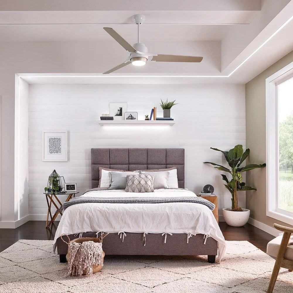 300060PN Kichler Lighting Zeus - Ceiling Fan with Light Kit - 18 inches tall by 60 inches wide-Polished Nickel Finish - Image 6