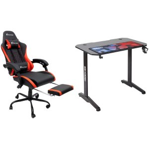 X Rocker Apex Gaming Chair and X Rocker Turbo Desk,Set
