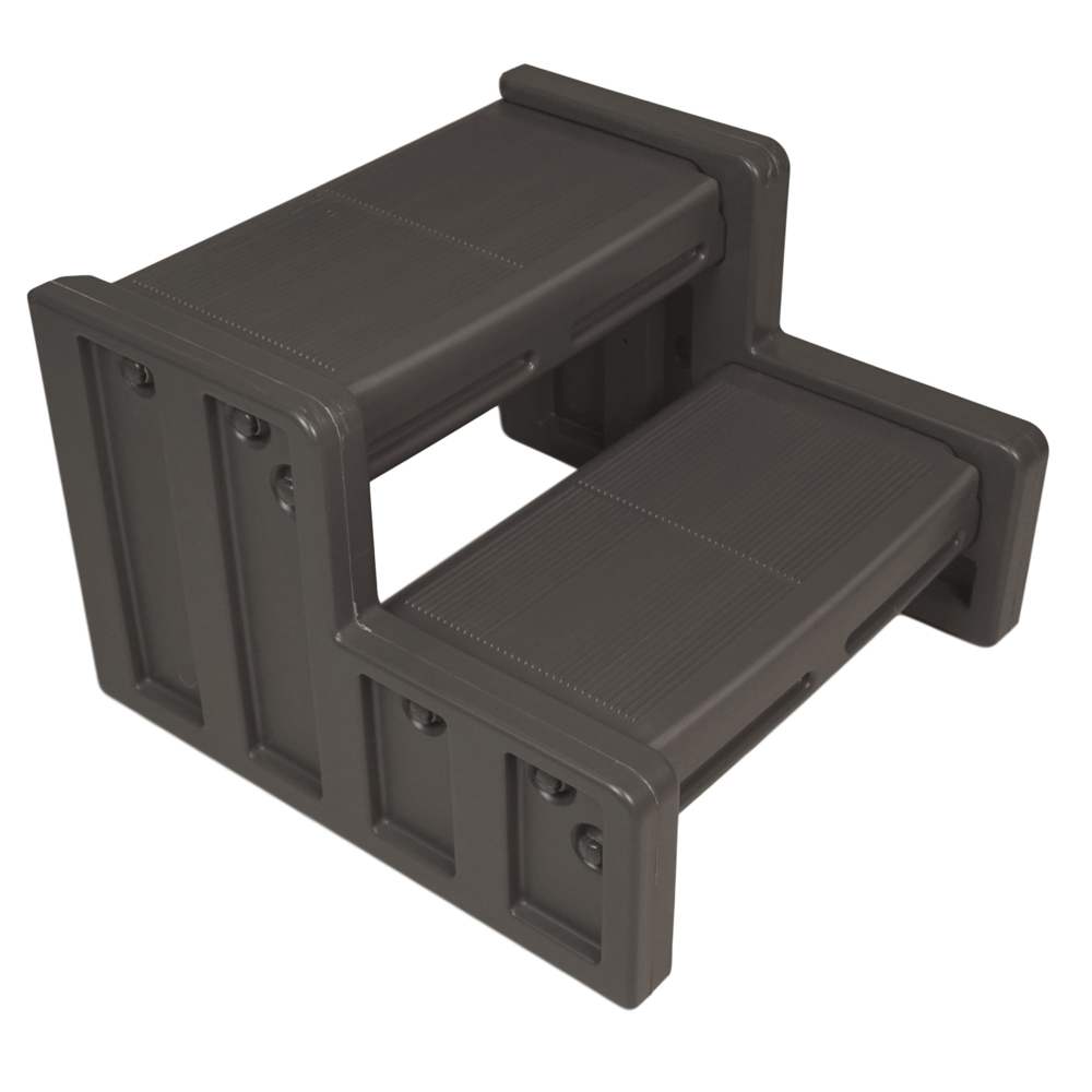 Vinyl Works 22 Inch Junior Resin Multi Purpose Home Spa and Hot Tub Steps, Mocha