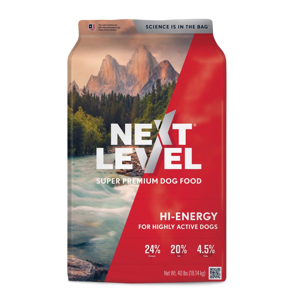 Next Level Hi-Energy for Adult Dogs of All Breeds Multi-Meat Dry Dog Food, 40 lbs