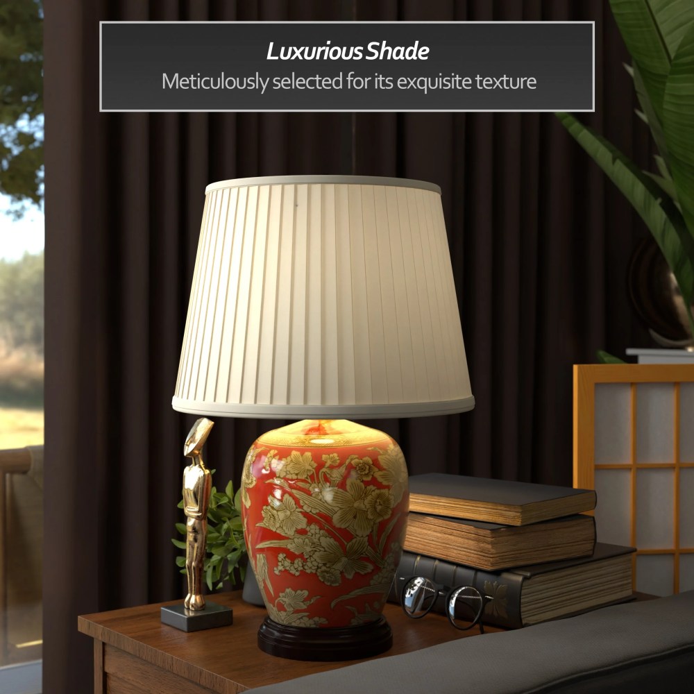 Red Lantern Table Lamps - Image 5