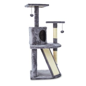 Vibrant Life 5-Level Multi-Functional Cat Tree Condo,  Gray,  44.5 in