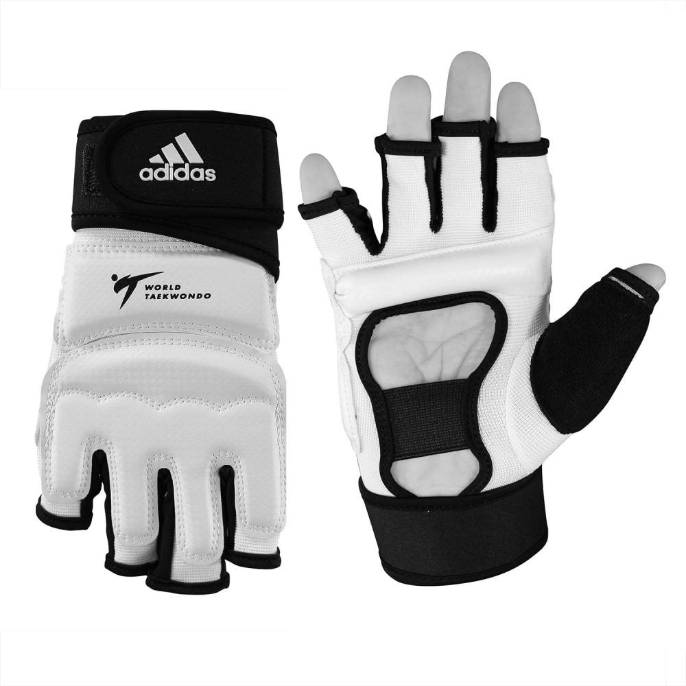 adidas Taekwondo Hand Protector Hand Guard Hand Gear Fighter Gloves TKD - WT Approved - XS