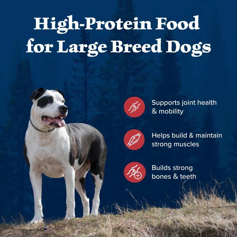 Blue Buffalo Wilderness Adult Large Breed Dry Dog Food, Red Meat & Whole Grains, 24-lbs. - Image 7