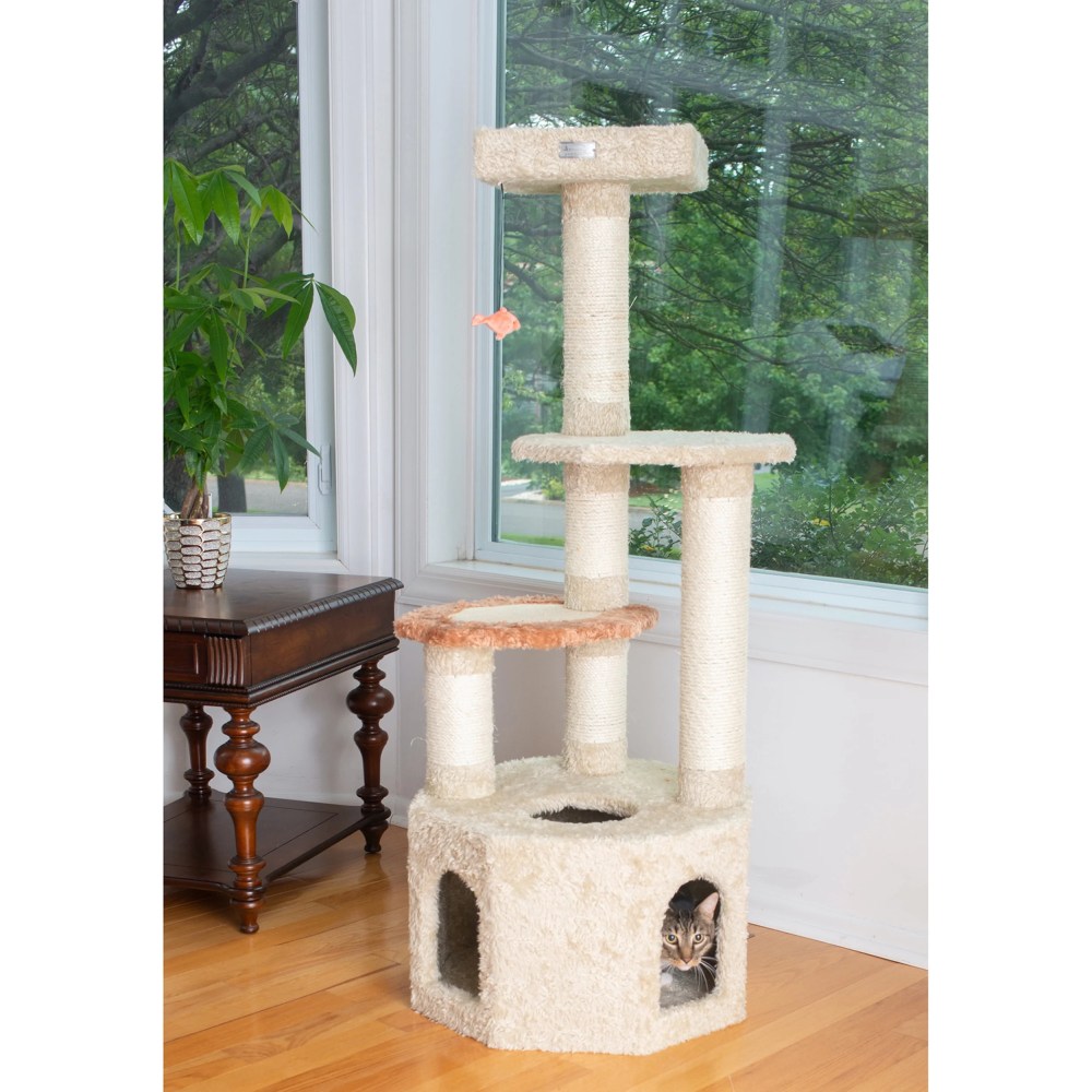 Armarkat Premium Cat Tree Model X5703, Khaki - Image 3