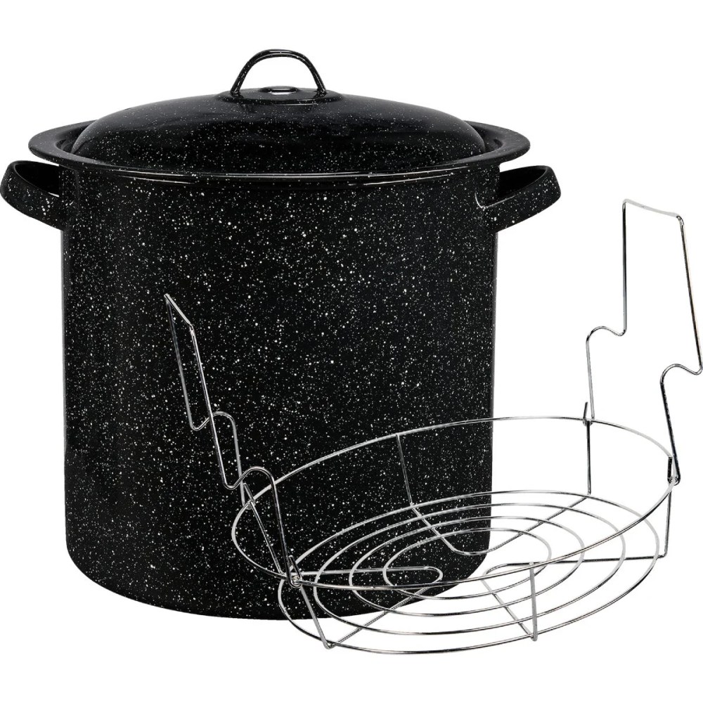 1PK GraniteWare 15.5 Qt. Water Bath Canner w/Jar Rack
