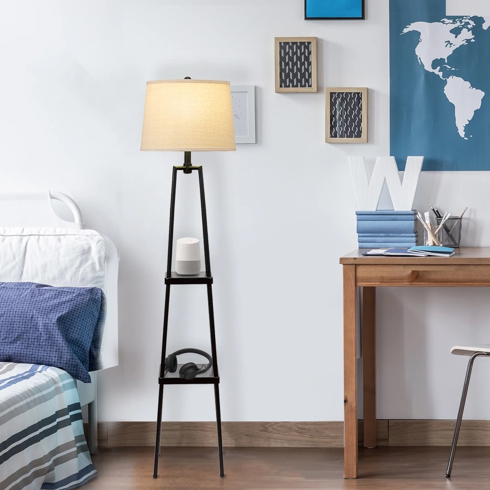 Sawyer Etagere Floor Lamp - Black - Image 10