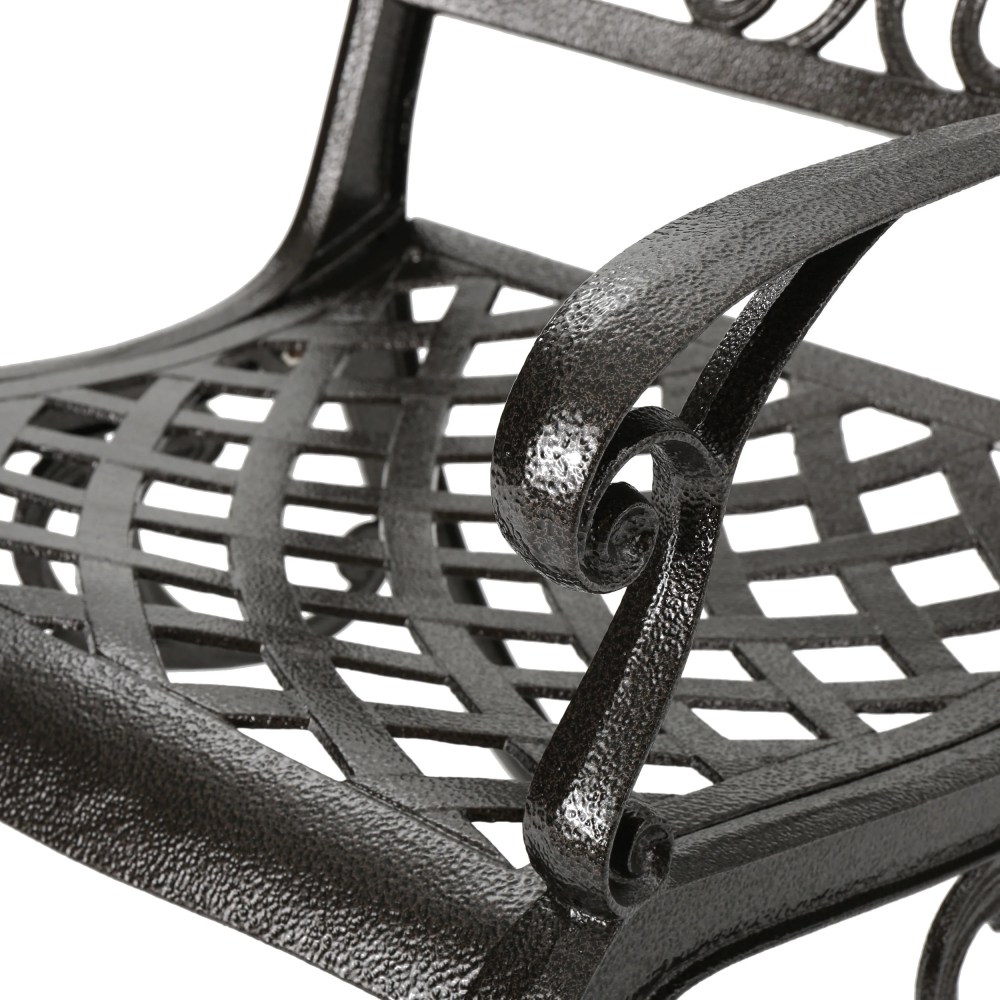 Cast Aluminum Bronze Outdoor Chair (Set of 2) - Image 2